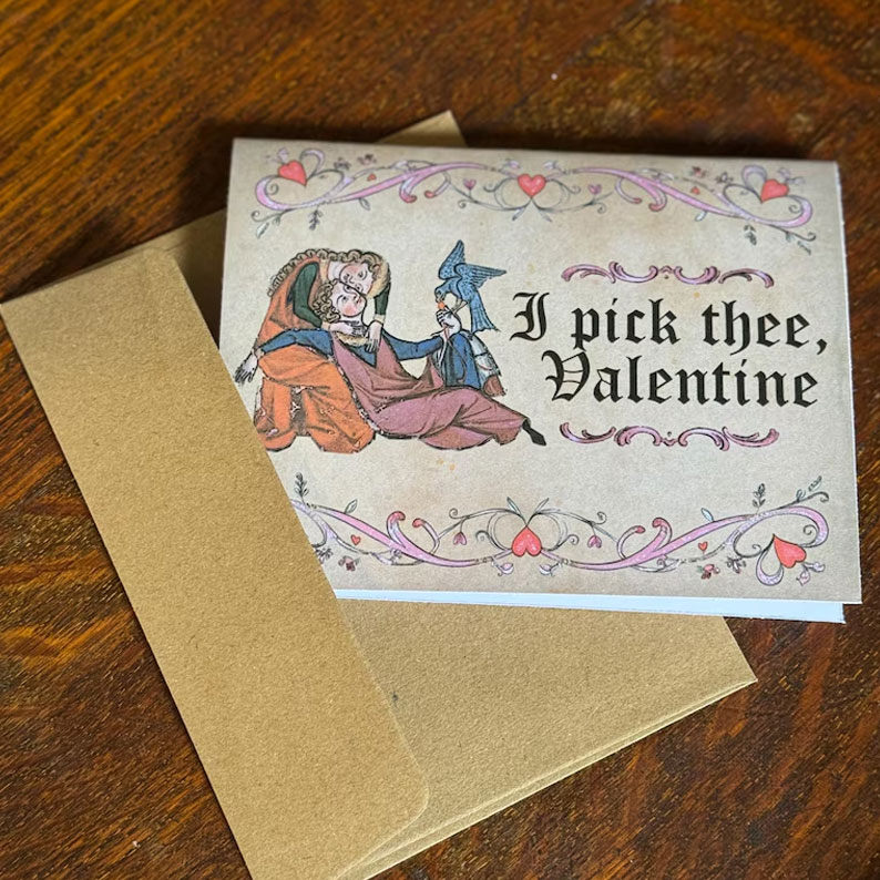 Medieval Valentine's Cards