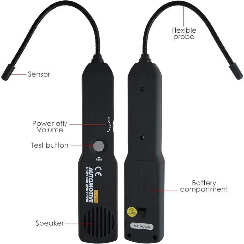 Automotive Electrical Open&Short Finder Circuit Tester,Tone Generator Cable Wire Breaker Fault Finder