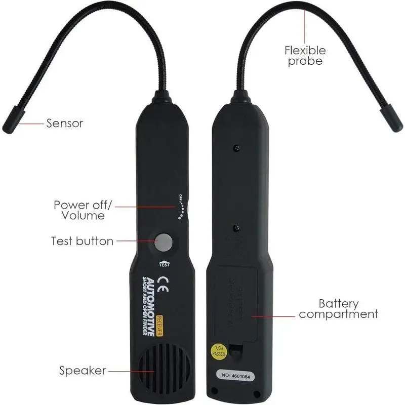 Automotive Electrical Open&Short Finder Circuit Tester,Tone Generator Cable Wire Breaker Fault Finder