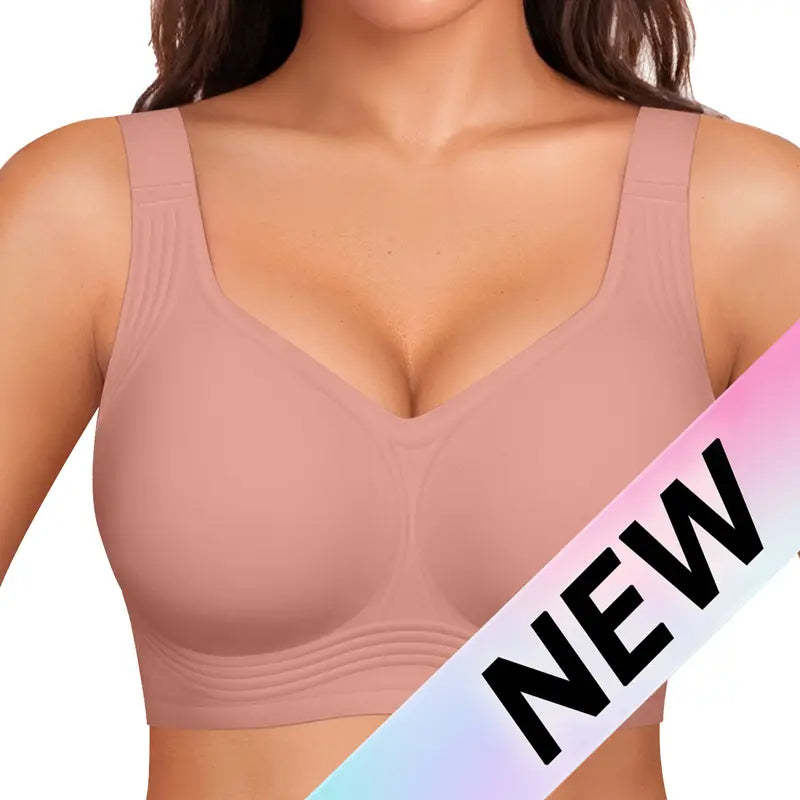 Comfortable Wireless Full Coverage Jelly Smoothing Bra