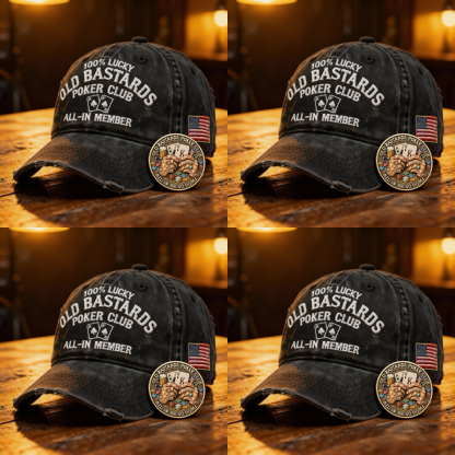 ⚡ Black Friday 24H Flash Sale-OLD BASTARDS POKER CLUB CAP