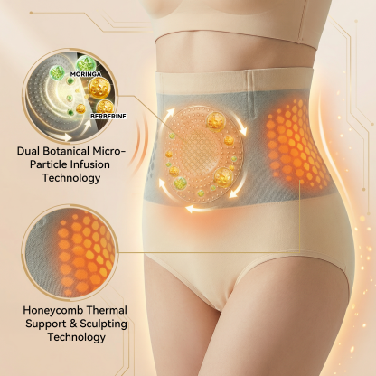 ✨2026 Moringa & Berberine 4-in-1 Micro-Particle Sculpting &Fat-Burn Shorts