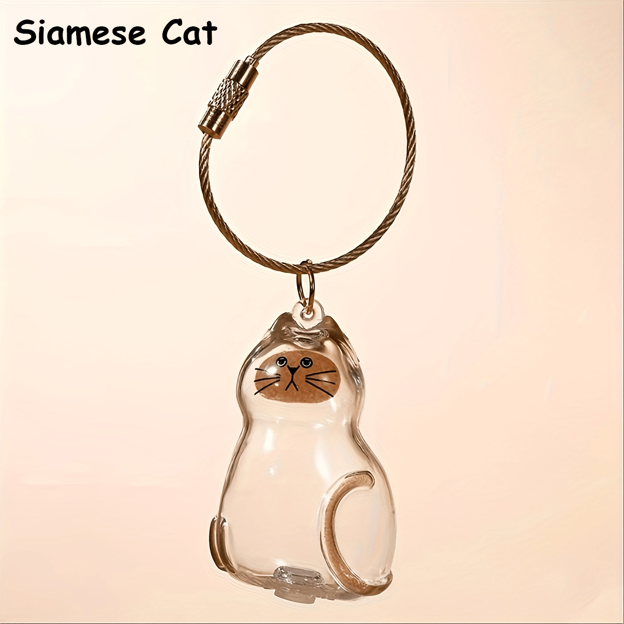 🔥Last Day 50% OFF - 🐾Pet Hair Memorial Capsule Keychain
