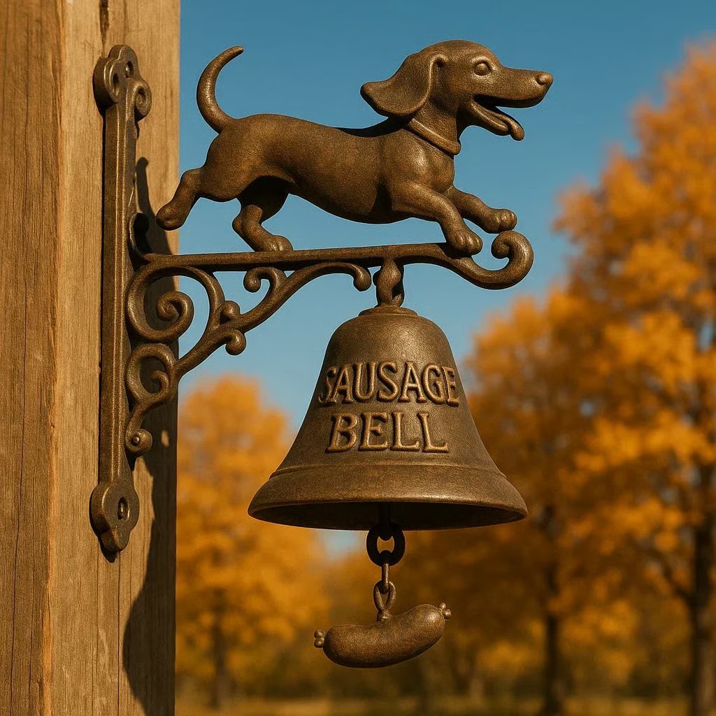 German Shepherd Welcome Bell