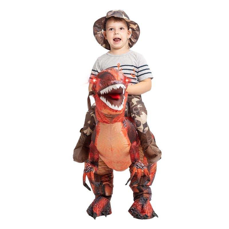 Inflatable Dinosaur Costume Halloween Costumes Funny Blow up Costume for Party Cosplay Clothing Set