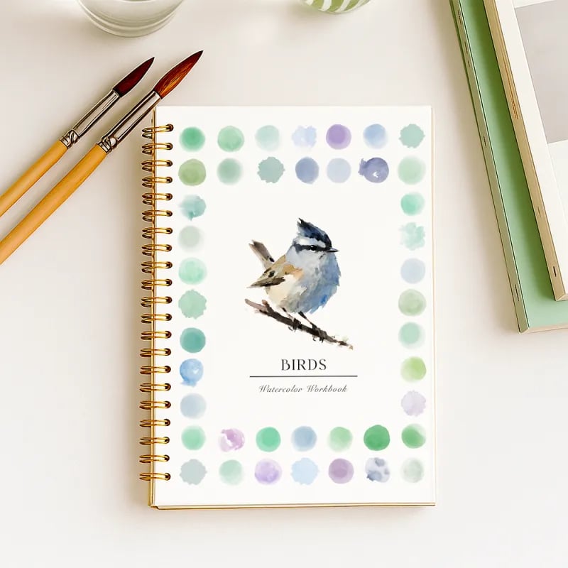 🔥LAST DAY SALE 60% OFF 🖼️Beginner-Friendly💕 Watercolor Workbook