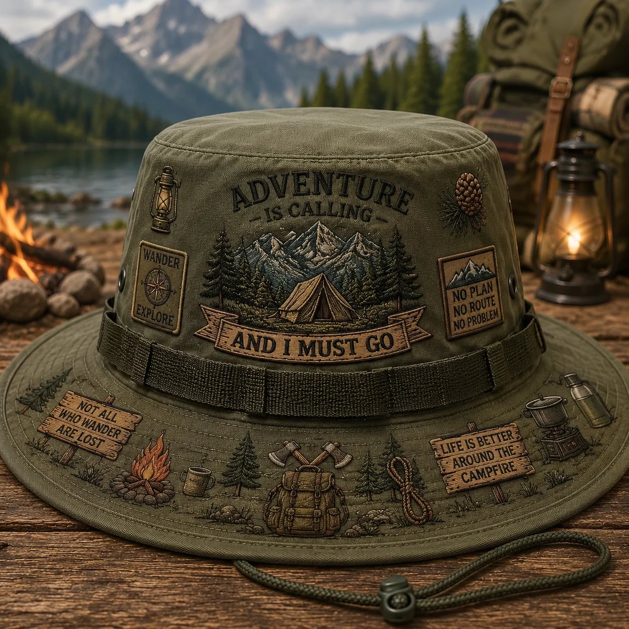 🌲Adventure Is Calling Tribute Boonie Hat