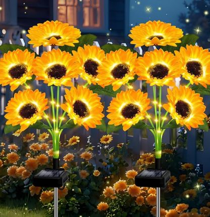 🌻Mother's Day Sale 50% OFF- 🌞Solar LED Sunflower Garden Lights-