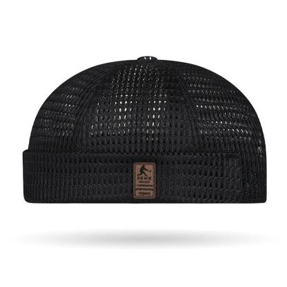Men’s Breathable Brimless Docker Hat – Lightweight Mesh Skull Cap for Summer Outdoor Wear