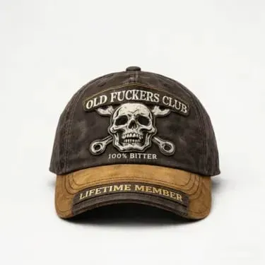 🔥Last Day 50% OFF-Old F**kers Club-Vintage Baseball Cap🎁