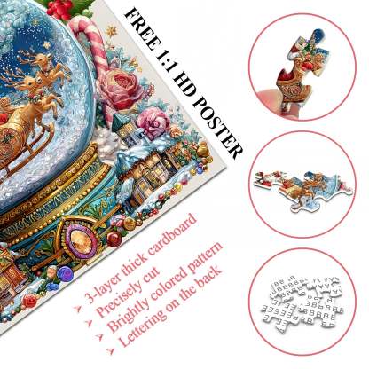 Christmas Crystal Ball Jigsaw Puzzles 1000 Pieces