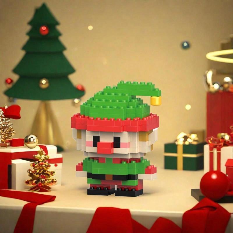 Christmas Building Blocks 6 Pack Set