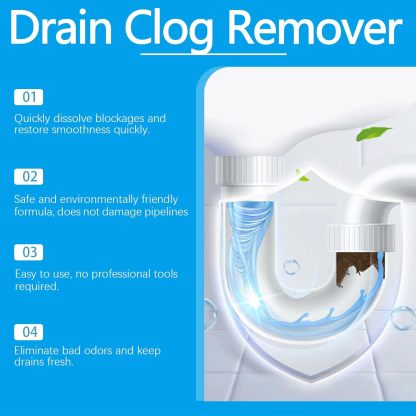 🚽Quick-Dissolving Drain Clog Remover
