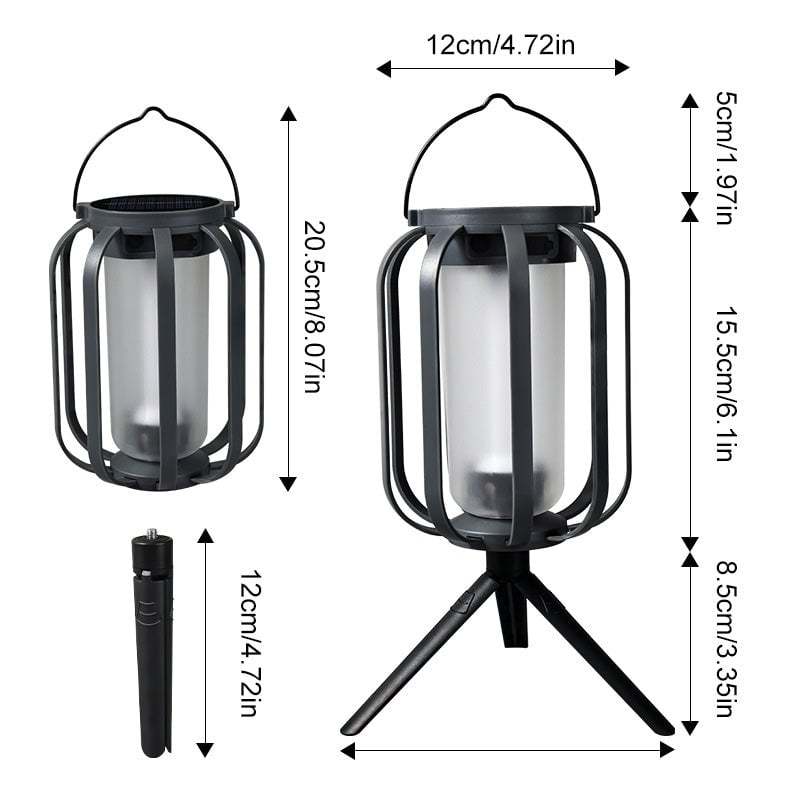 🌞2025 Summer Sale🔥Solar Lantern Outdoor Light with 4 Modes