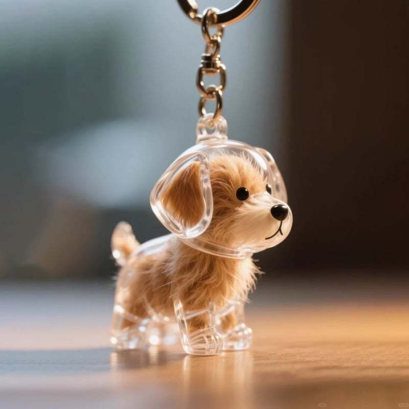 🔥Last Day 50% OFF - 🐾Pet Hair Memorial Capsule Keychain