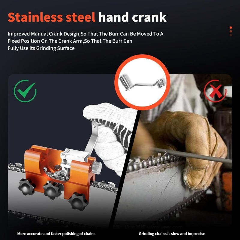 Precision Chainsaw Sharpening Jig