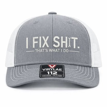 💥LAST DAY 50% OFF-🛠️ I Fix S**t Trucker Hat – Funny Mechanic & Fixer Cap