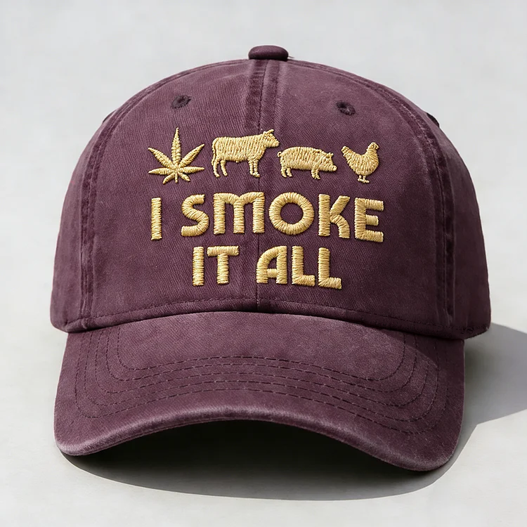 I Smoke It All Vintage baseball Cap