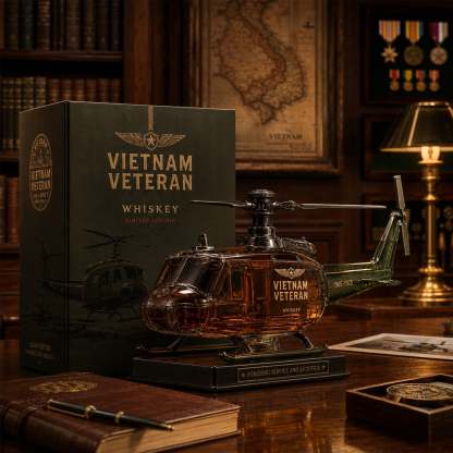 🎖️Vietnam Veteran 1965-1975 Whiskey Bottle