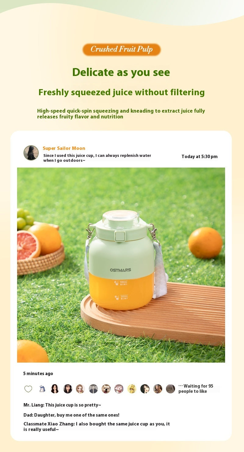 Portable Fruit Juicer Cup