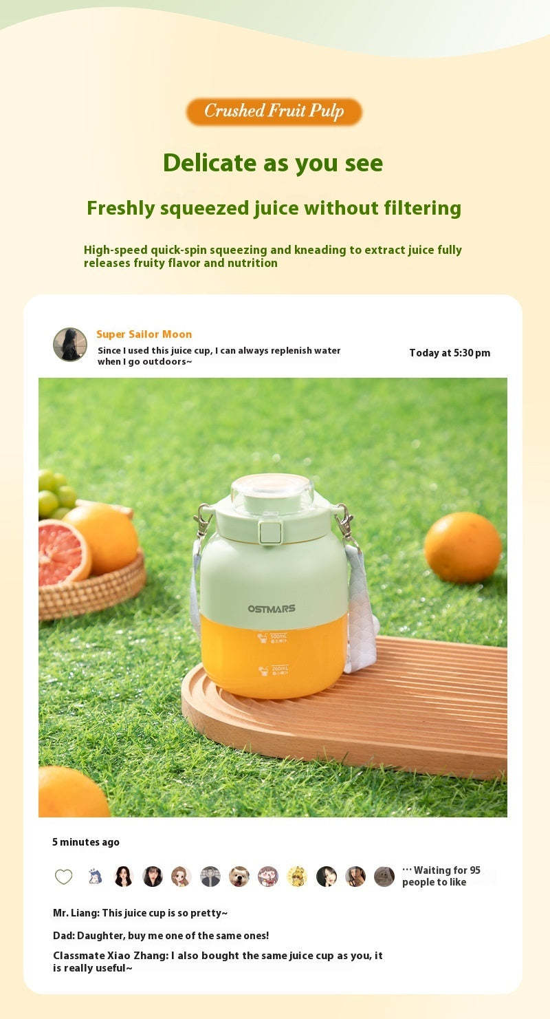 Portable Fruit Juicer Cup