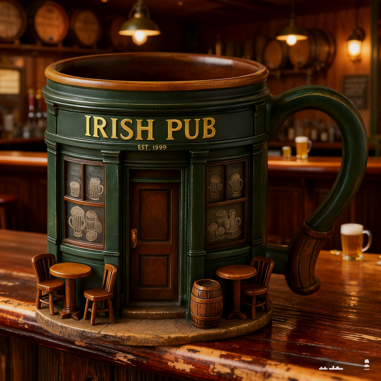 🍻Irish Pub 3D Mug