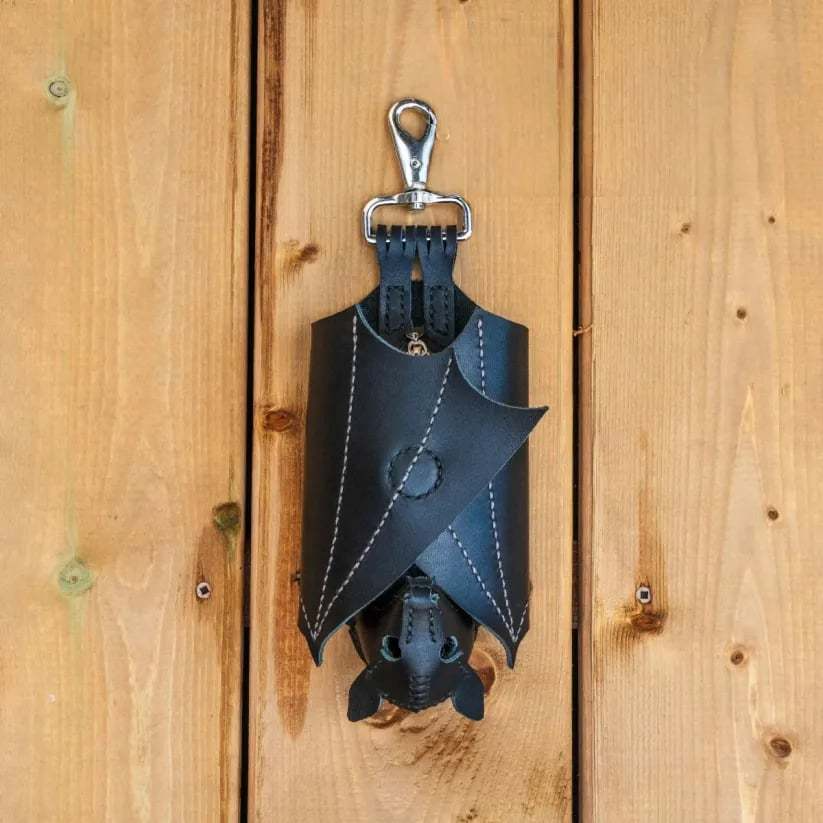 🔥Last Day 49% OFF - Leather Bat Coin Purse Unique Handcrafted Pieces