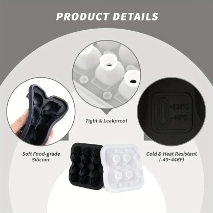 💀DIY Silicone Skull Ice Cube Tray – Giant Slow-Melt Skull for Whiskey & Cocktails – Food-Grade & Multi-Use Mold 🥃
