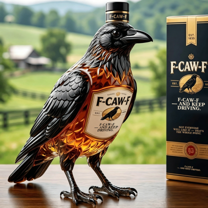 💥The F-CAW-F Whisky Bottle — For Those Who Laugh at Life and Give Zero F**ks!