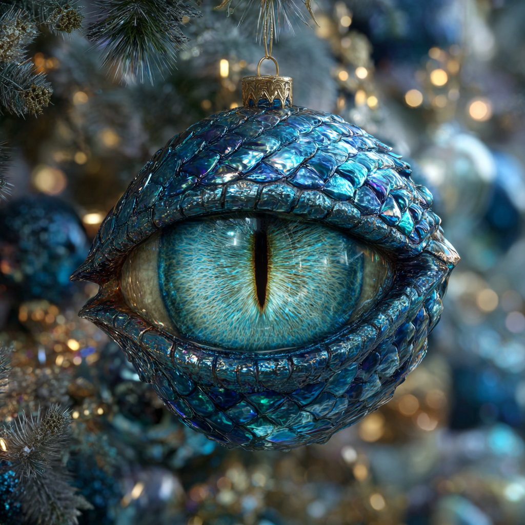 🎄✨ Dragon Eye Christmas Ornament