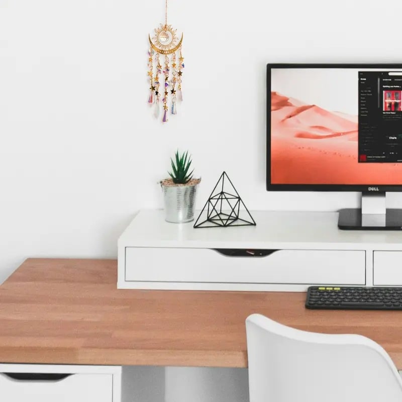 ✨Crystal Sun Catcher, lndoor Outdoor Decor for Window Bedroom Courtyard Garden☪️