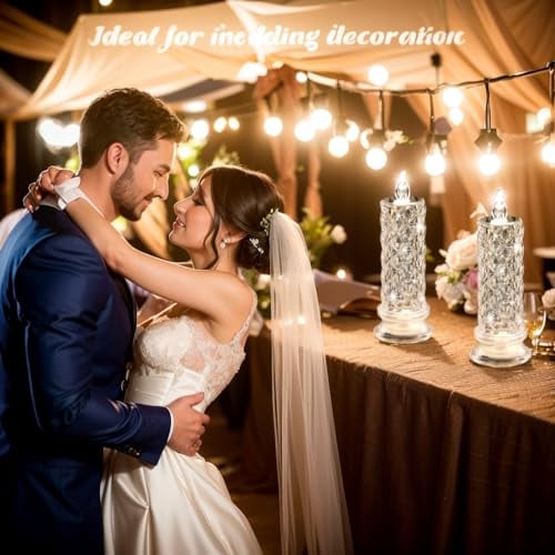 ✨ LED Rose Shadow Candles | Flameless & Safe 🌹 | Long-Lasting Elegant Glow