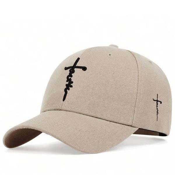 ✝️Father's Day 50% OFF-Handmade “Faith” Cross Embroidered Cap