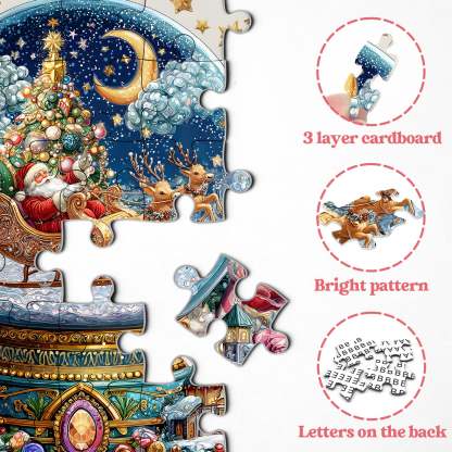 Christmas Crystal Ball Jigsaw Puzzles 1000 Pieces