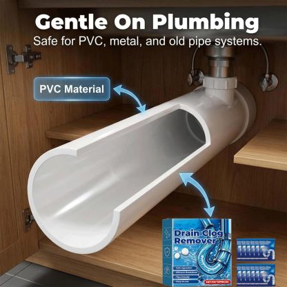 🚽Quick-Dissolving Drain Clog Remover