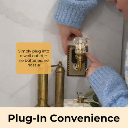 🔥Last Day 50% OFF - Vintage Wall Sconce Plug-In Night Light