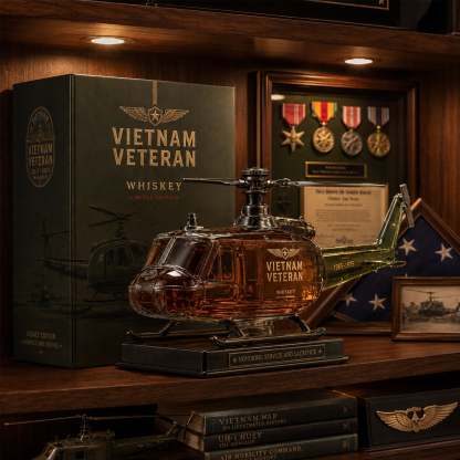 🎖️Vietnam Veteran 1965-1975 Whiskey Bottle