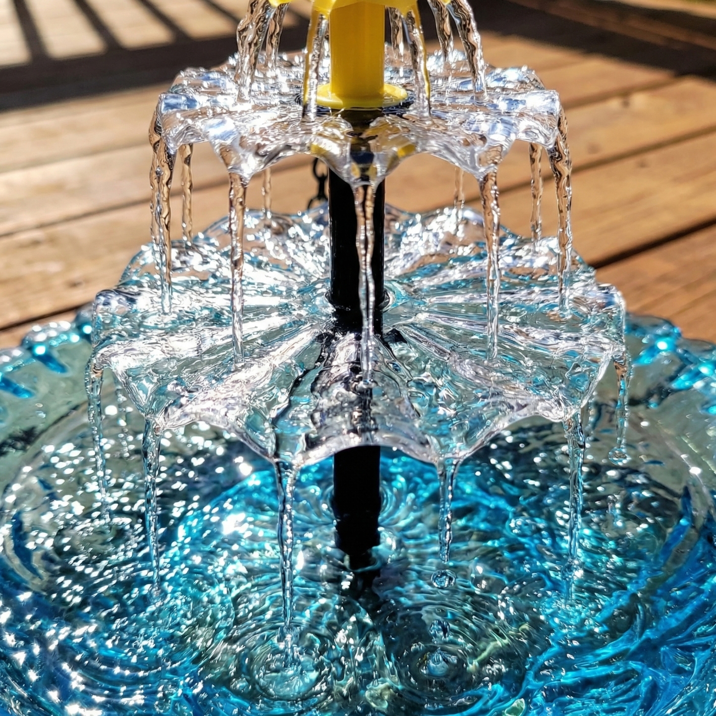 ✨Spring Sale 50% OFF - Solar Cascade Hanging Bird Bath Fountain