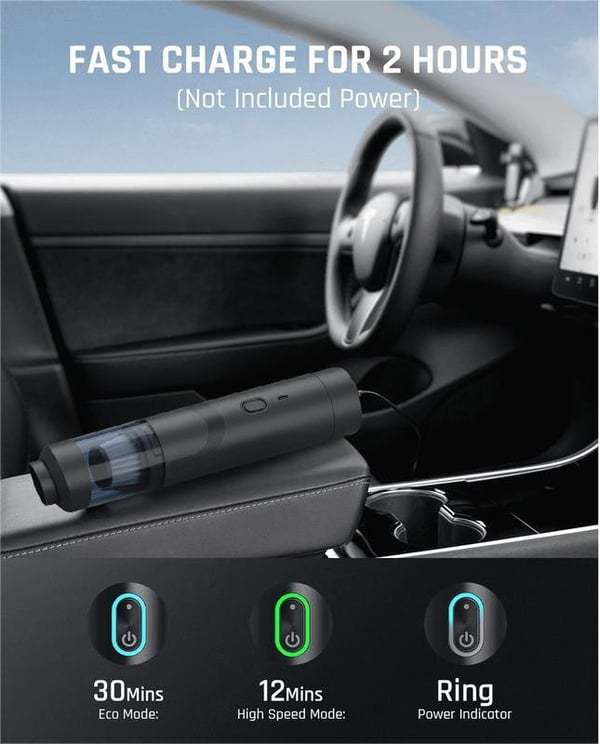 💥LAST DAY SALE 49% OFF💥Slim V8 Mate Cordless Car Vacuum High Power 13000Pa/30AW