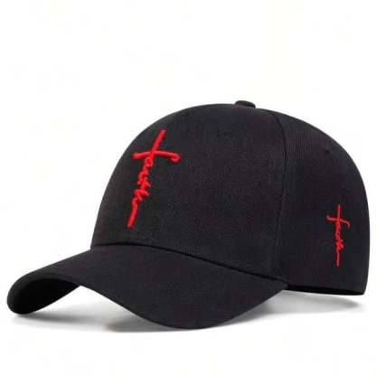 ✝️Father's Day 50% OFF-Handmade “Faith” Cross Embroidered Cap