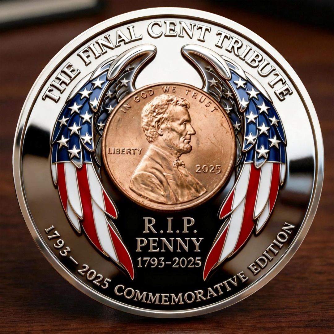 🏆New Year 50% OFF-THE FINAL CENT 1793–2025 · END OF AN ERA Coin