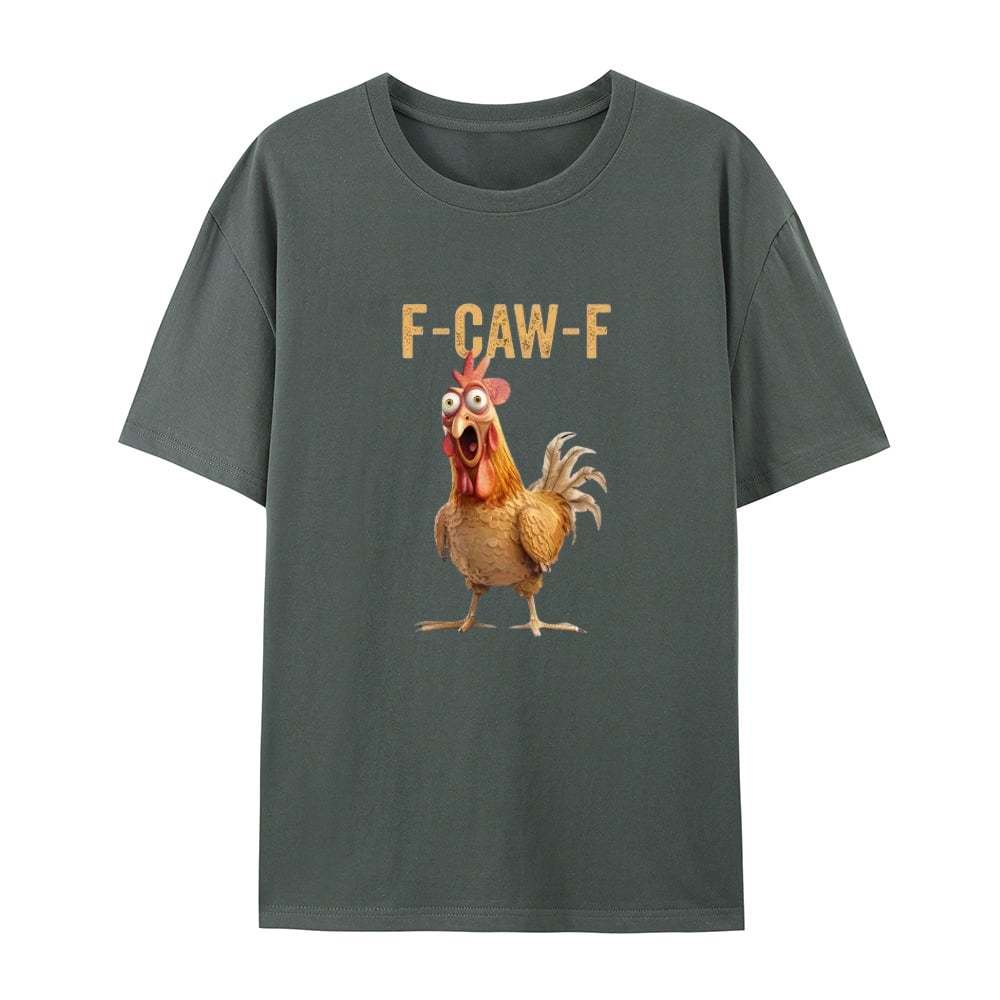 🔥Last Day 50% OFF🐦‍⬛Funny F-Caw-F Chicken T-Shirt