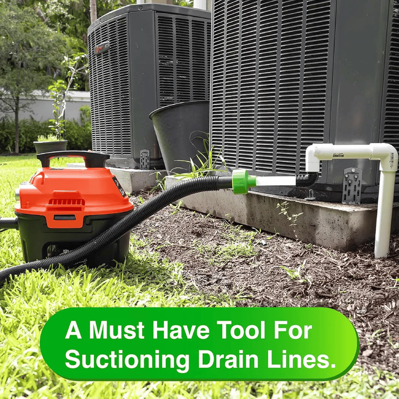 ❄️ AC Drain Line Cleaner Adapter — Rapid PVC Unclogging Tool