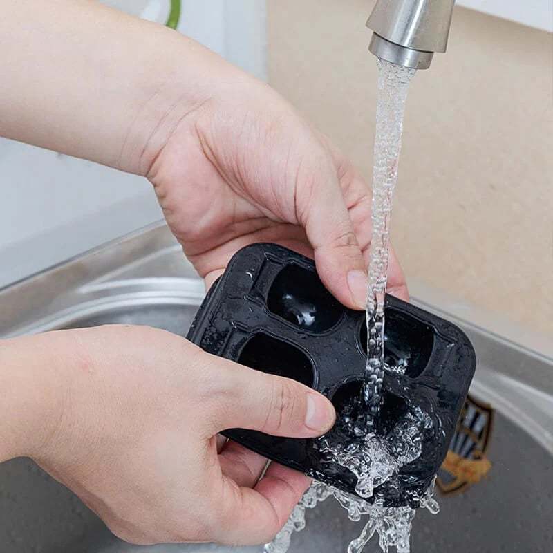 💀DIY Silicone Skull Ice Cube Tray – Giant Slow-Melt Skull for Whiskey & Cocktails – Food-Grade & Multi-Use Mold 🥃