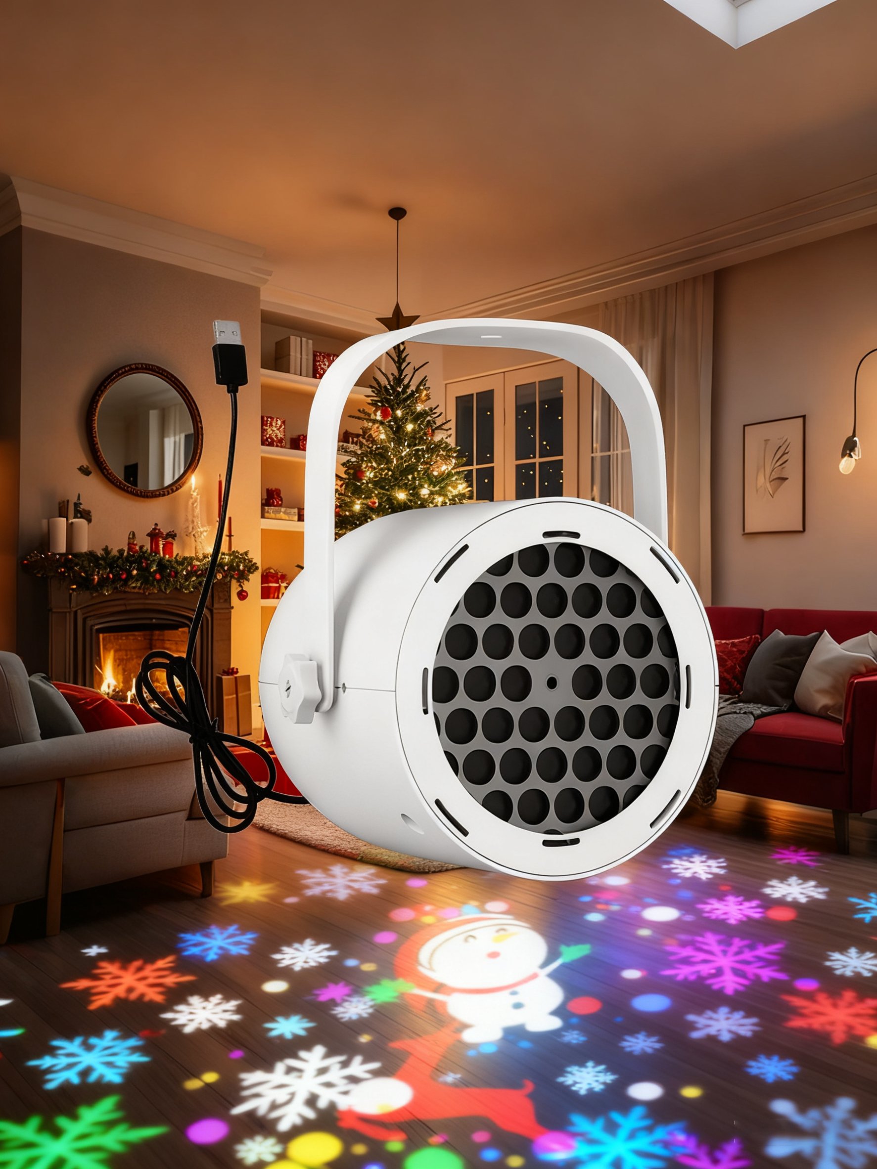 Last Day 50% OFF🎅LED Christmas Projection Lamp-16 Patterns of Pure Holiday Magic!🎄✨