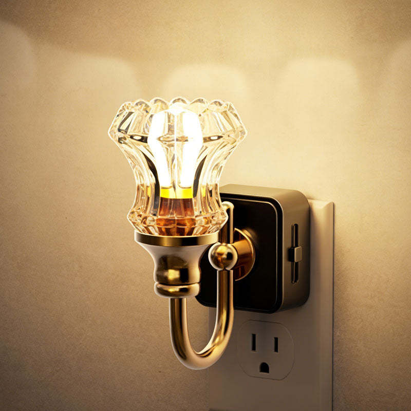 🔥Last Day 50% OFF - Vintage Wall Sconce Plug-In Night Light