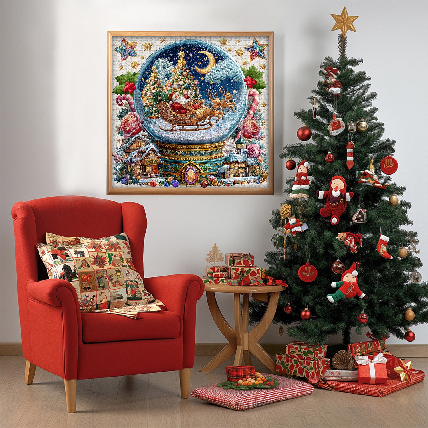 Christmas Crystal Ball Jigsaw Puzzles 1000 Pieces