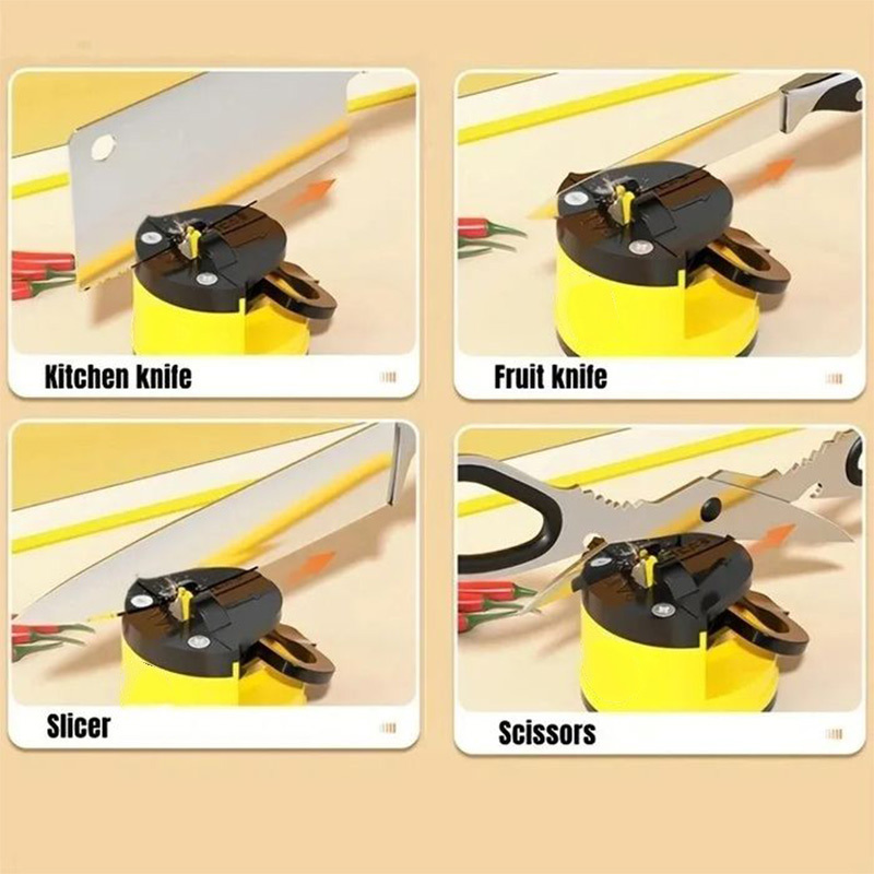 🔥Last Day Promotion 50% OFF🔥Mini Knife Sharpener with Suction Base