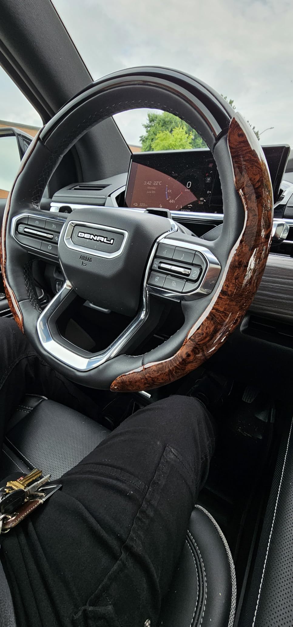 Carbon Fiber Silicone Anti-Slip Car Steering Wheel Cover Universal Fit