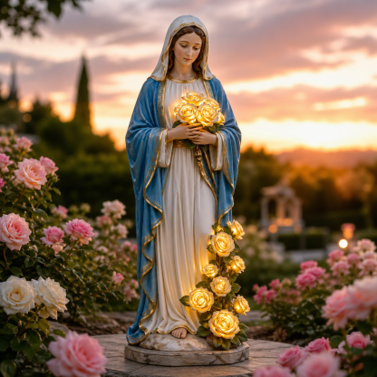 💗Virgin Mary Garden Decor Flat Stand